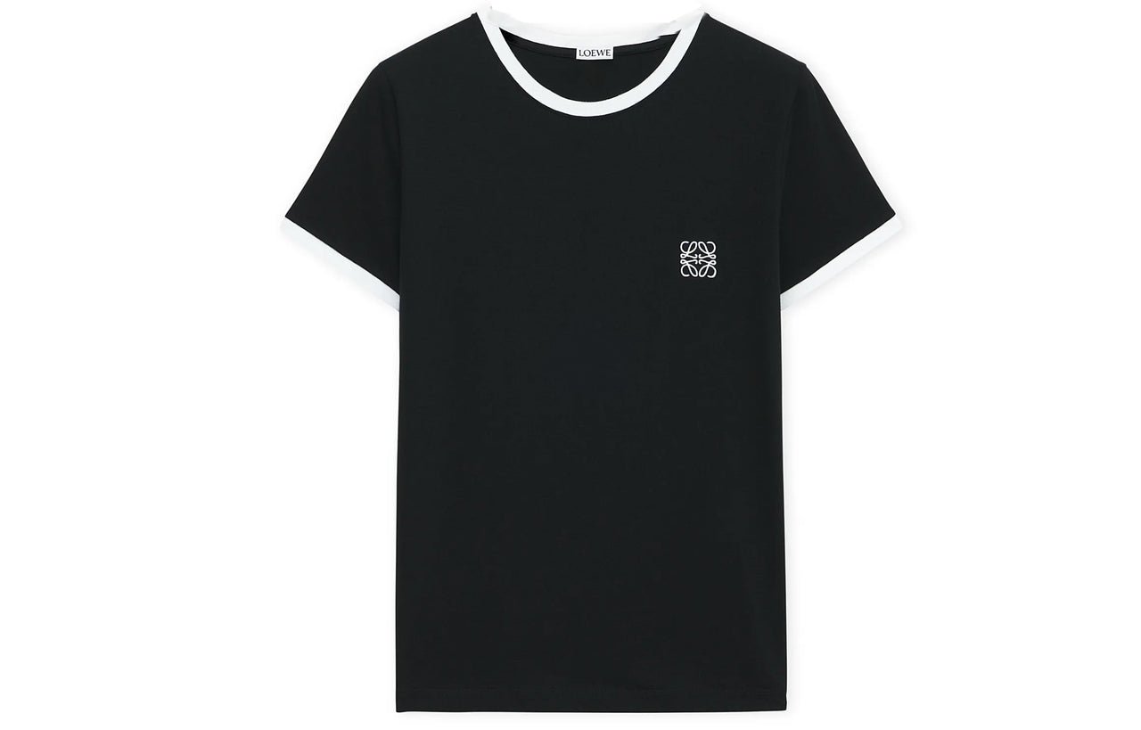 LOEWE Slim Fit T Shirt 'Black/White'