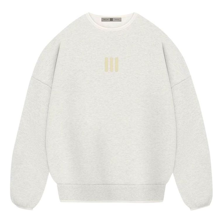 adidas x Fear of God Athletics Crewneck Sweatshirt Asia Sizing 'Oatmeal' IS5320