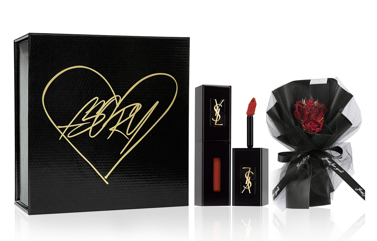 SAINT LAURENT Black Tube Lip Glaze Lip Stains / Lip Glosses / Liquid Lipsticks Women's