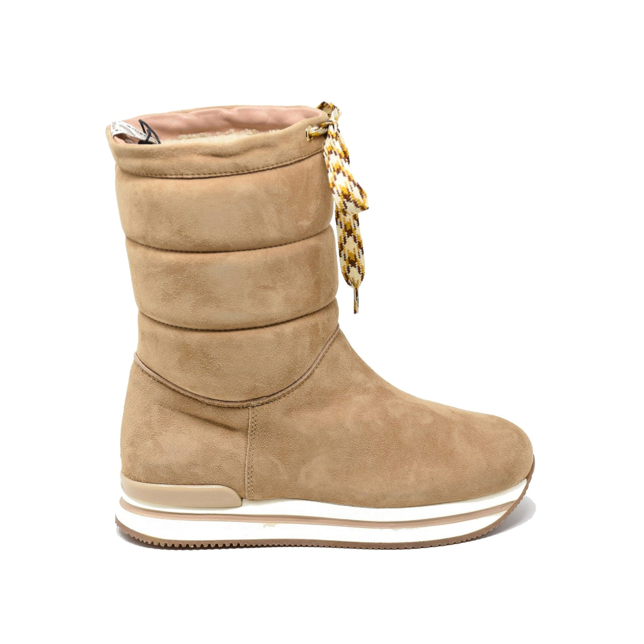 Hogan H222 Restyling Boots in Beige
