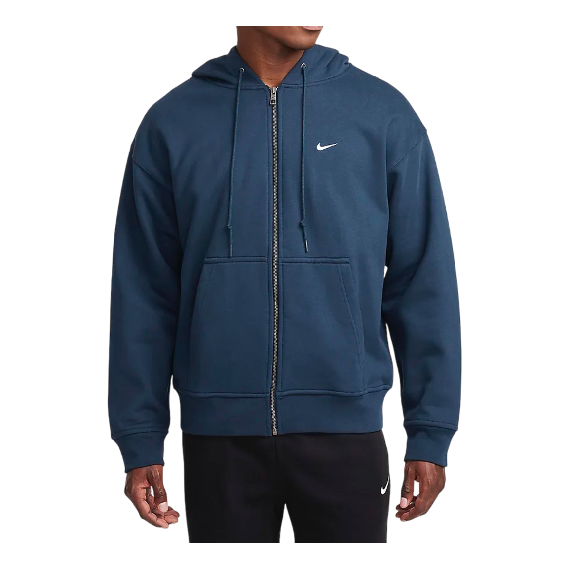 Nike Solo Swoosh Logo Jacket 'Blue' FZ1165-478