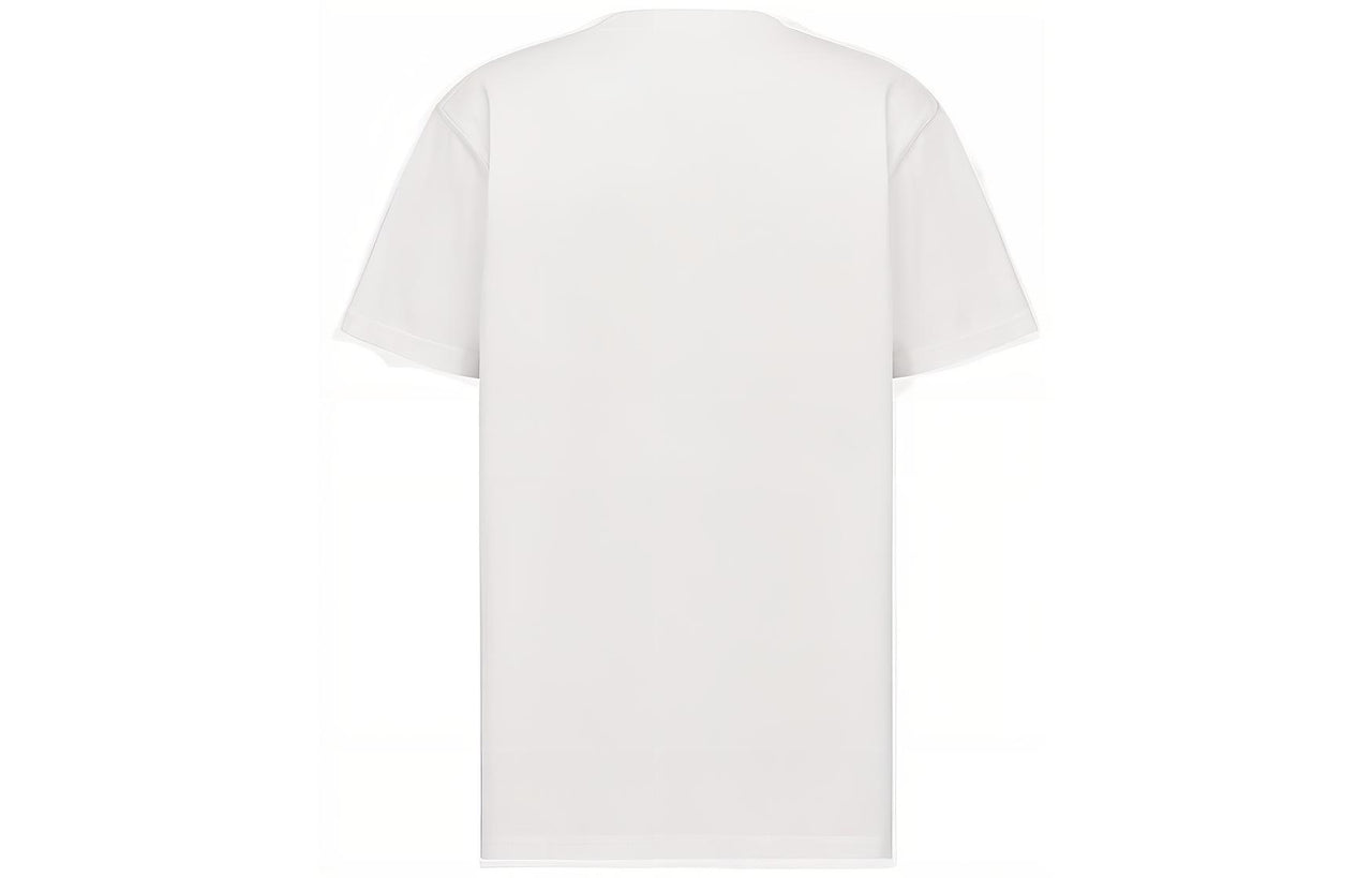 DIOR SS22 Drop Shoulder Sleeve T Shirt Men's White