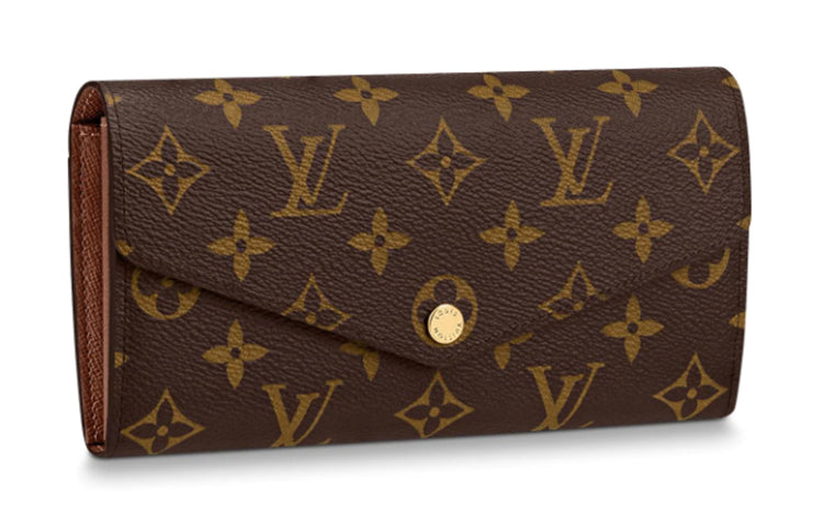 LOUIS VUITTON Sarah Wallet Monogram Brown