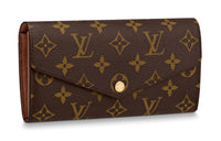 LOUIS VUITTON Sarah Wallet Monogram Brown
