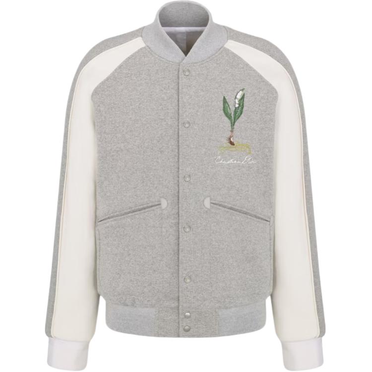DIOR Lily Of The Valley Varsity Jacket