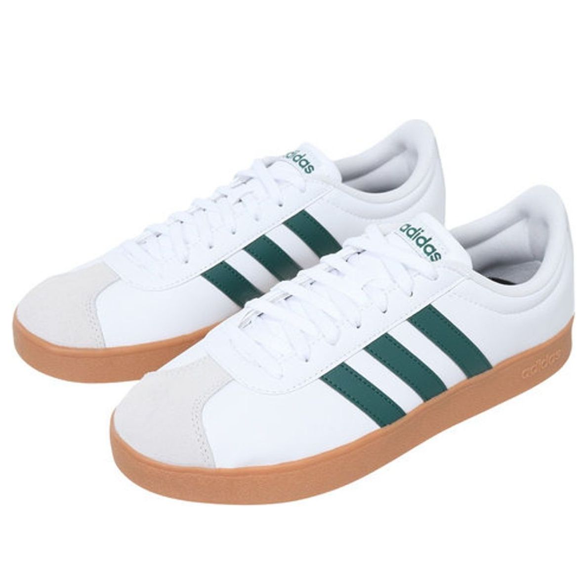 adidas Court VL Base 'White Green Tan' ID3710
