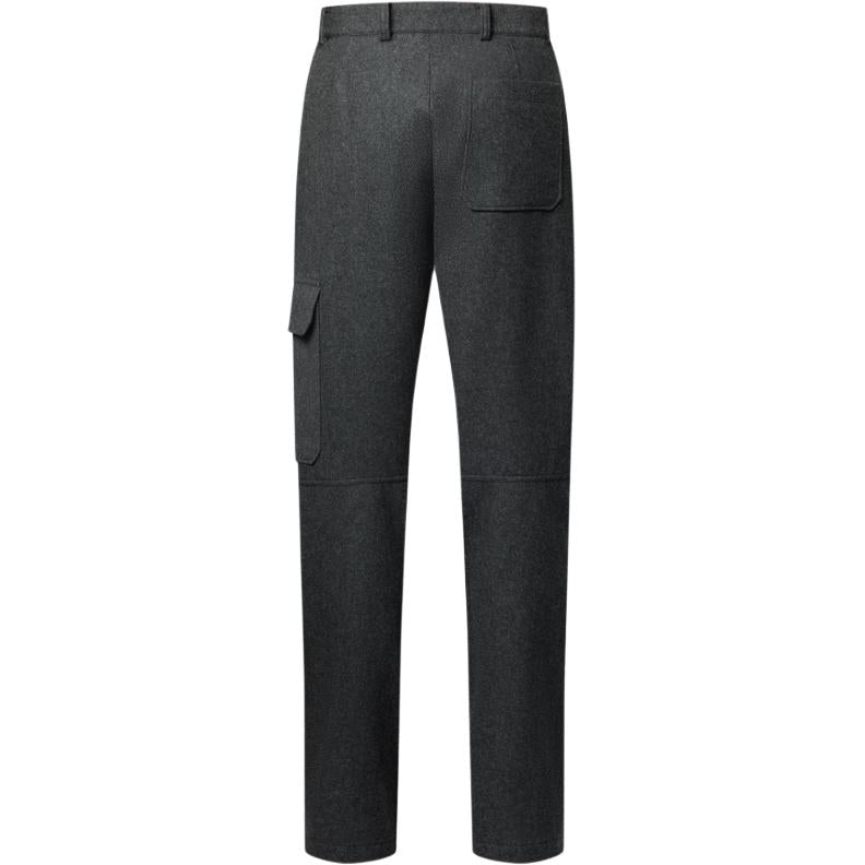 LOUIS VUITTON Silk Cashmere And Wool Blend Double-Face Cargo Pants