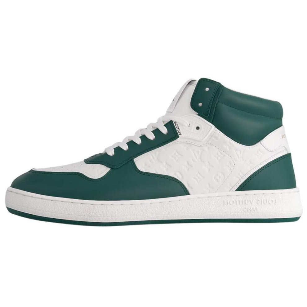 LOUIS VUITTON Low-Top Skateboard Shoes Women's Green
