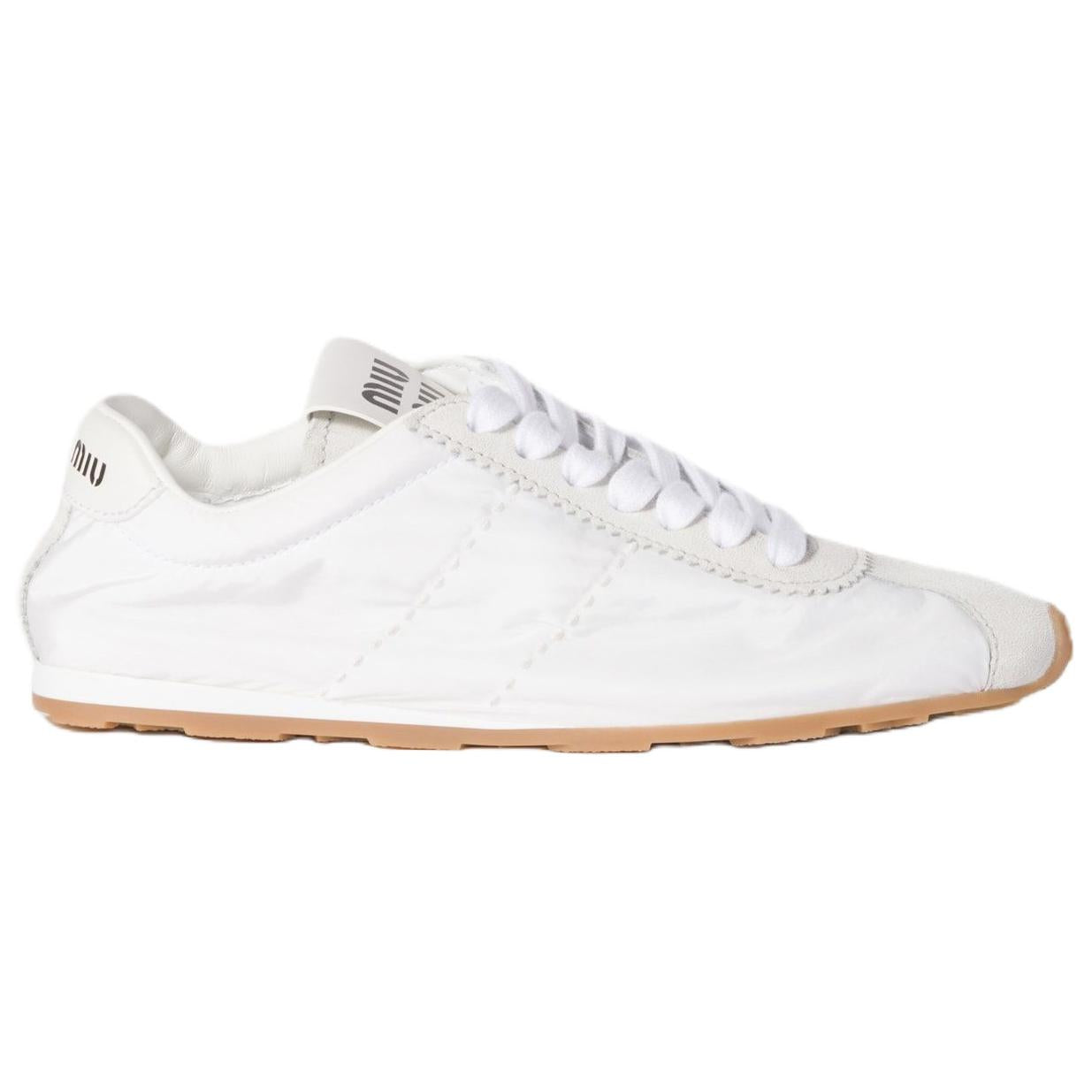 MIU MIU Plume Low Top Casual Shoes Women's White