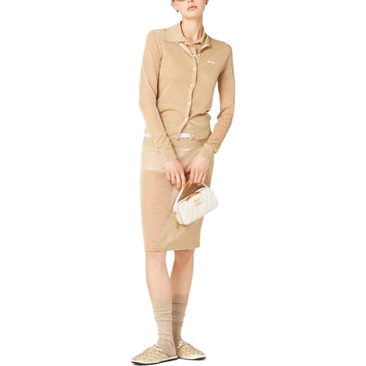 MIU MIU FW23 Sweater Women's Gold