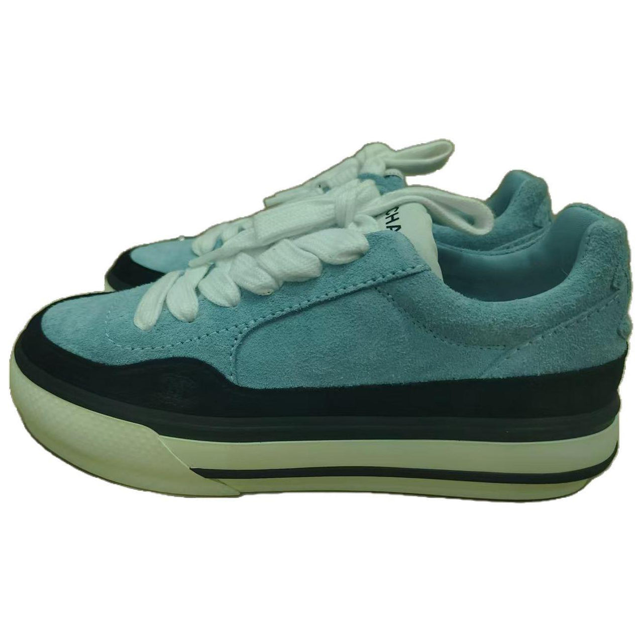 CHANEL 23B Low-Top Skateboard Shoes Women's Blue