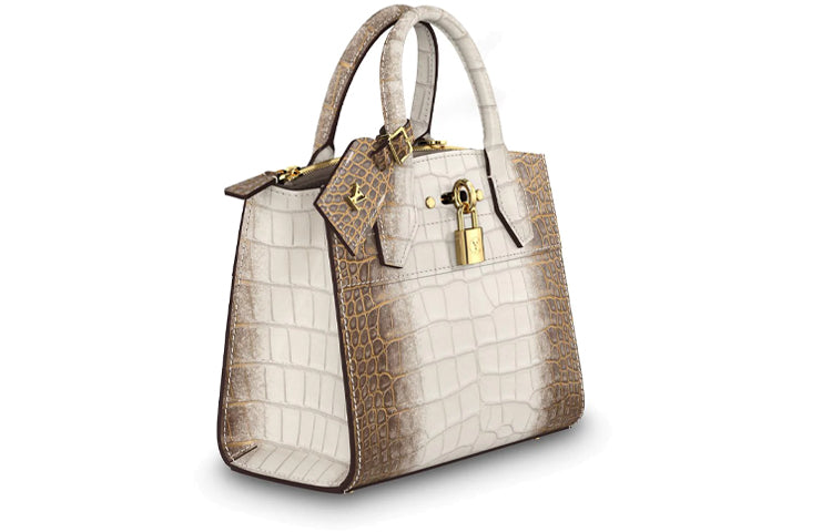 LOUIS VUITTON Women's City Steamer Mini Handbag White