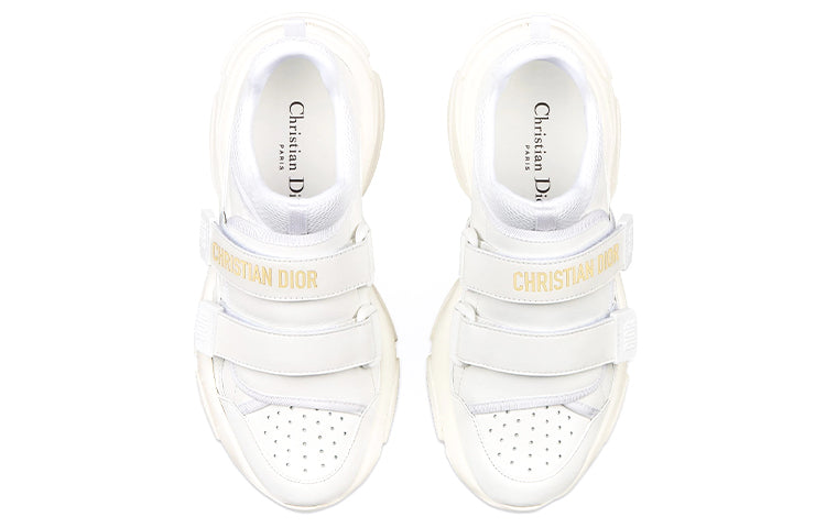 DIOR D Wonder Low White Calfskin Women's