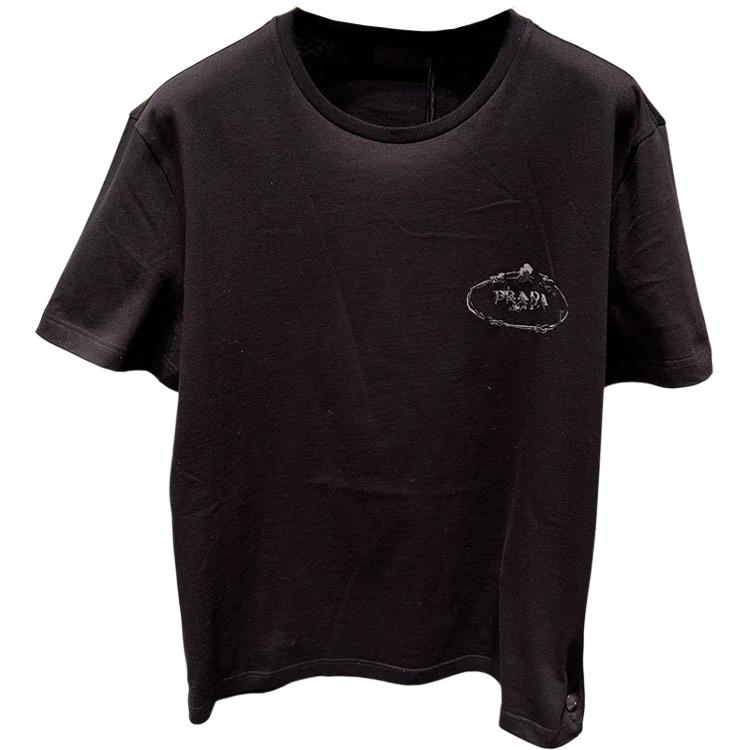 PRADA T Shirts Men Black