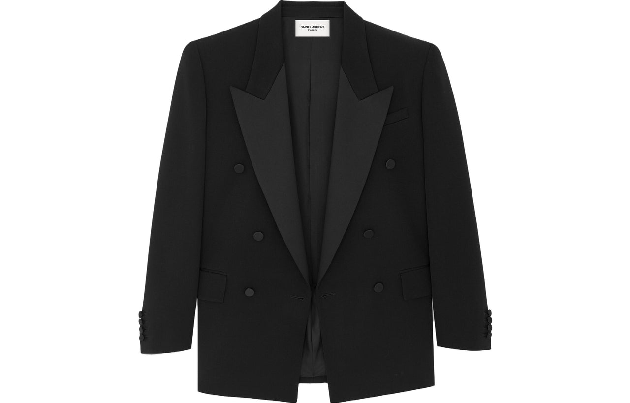 SAINT LAURENT FW23 Business Suit Coat Women's Black