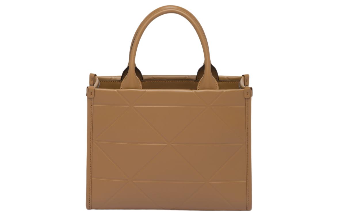 PRADA Symbole Leather Shoulder Bag, Crossbody Bag, Handbag Mini Women's Caramel