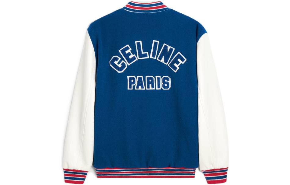 CELINE Baseball Jacket Women's Blue