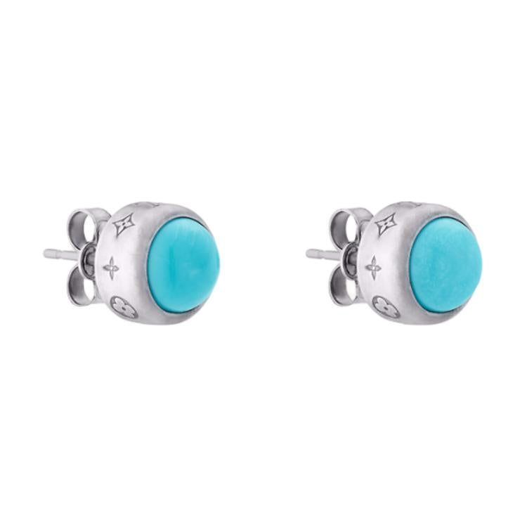 LOUIS VUITTON Turquoise Rodeo Earrings