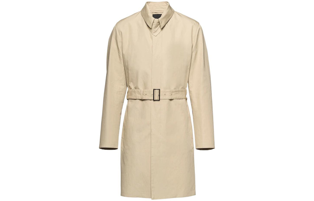 PRADA Long Sleeved Belted Coat