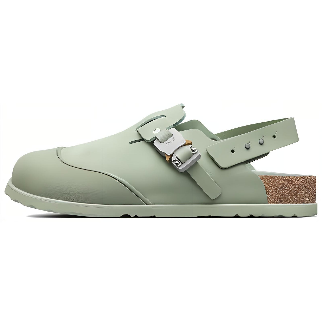 DIOR By Birkenstock Mule Tokio Pastel Green Nubuck Calfskin