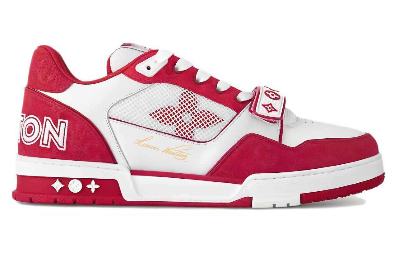LOUIS VUITTON Lv Trainer 'White Red'