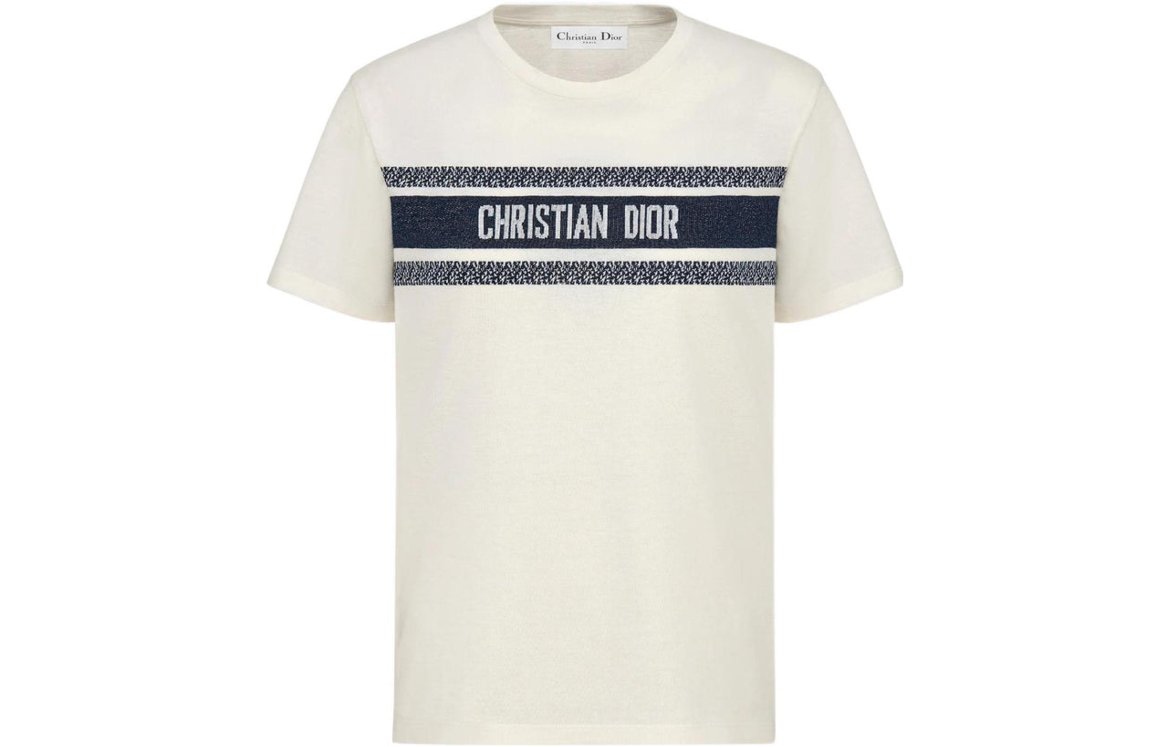 DIOR Quarterly New Products T-Shirts Unisex White