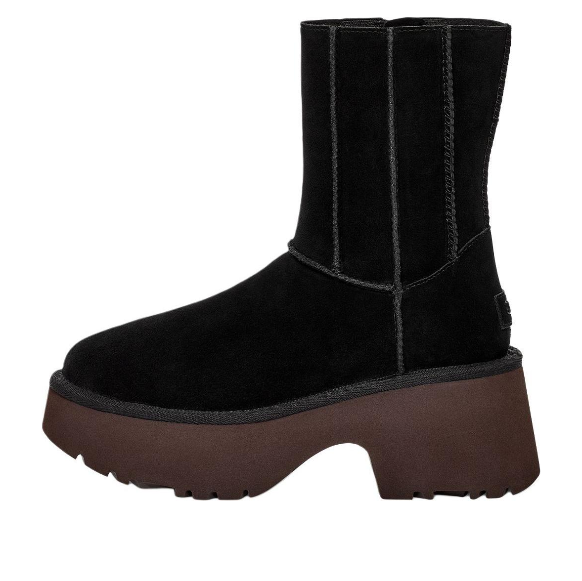 (WMNS) UGG Classic Twin Seam New Heights 'Black' 1158313-BLK