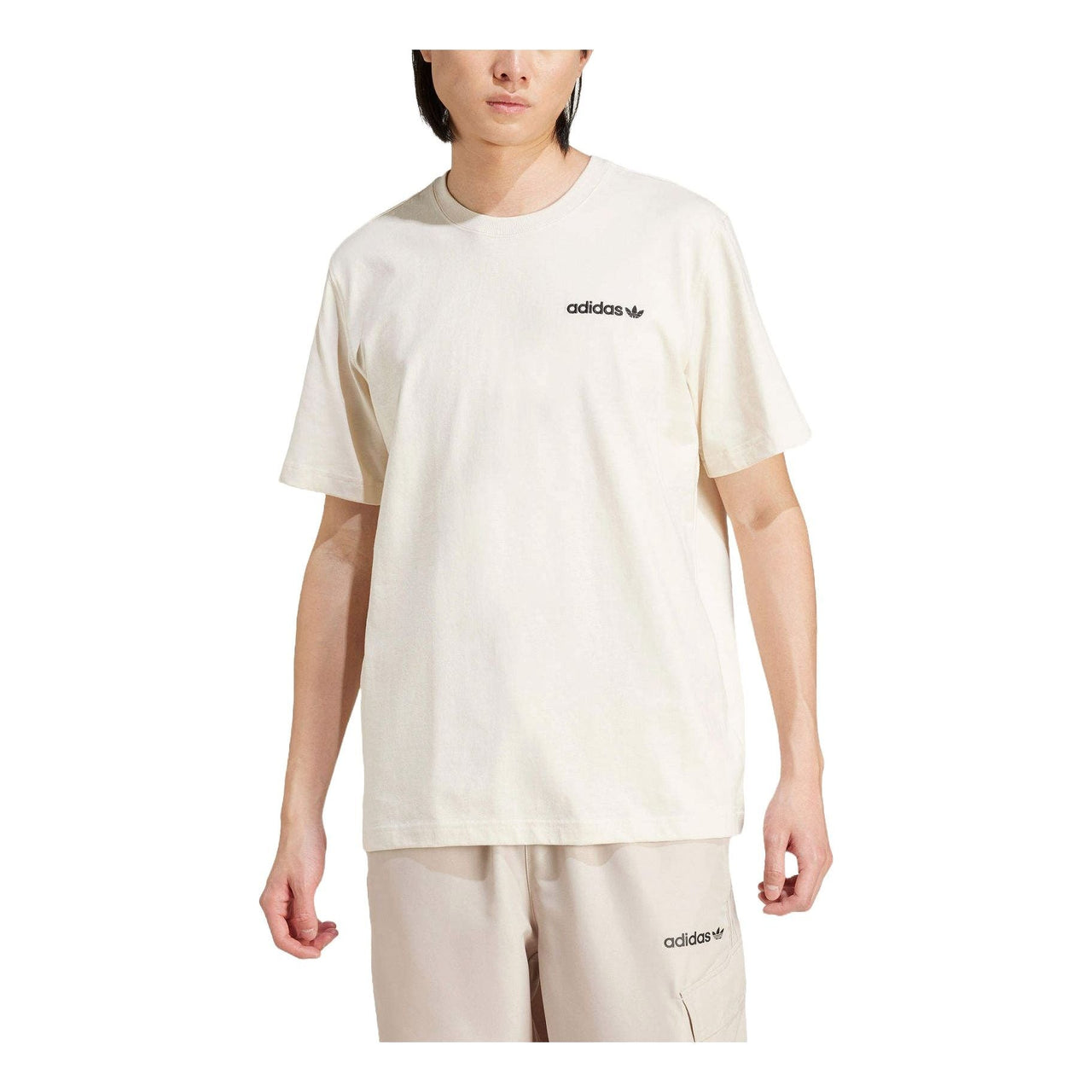 adidas Graphic T-shirt Asia Sizing 'Beige' JF2853