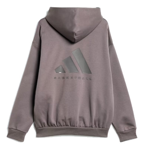 adidas Basketball Hoodie Asia Sizing 'Brown' IX1964