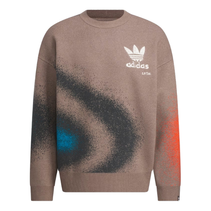 adidas Originals x Song for the Mute All Over Print Sweater Asia Sizing 'Brown Red Blue' IY9517