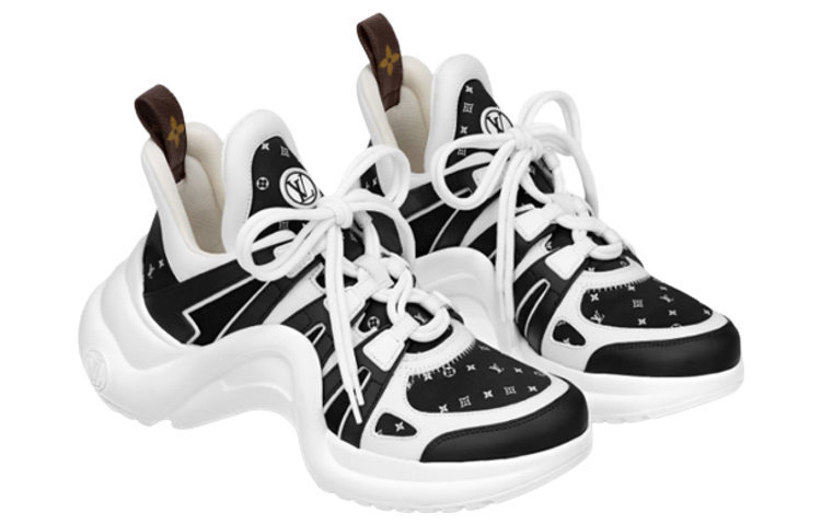 LOUIS VUITTON Archlight 1.0 Sneakers 'Black Monogram' Women's