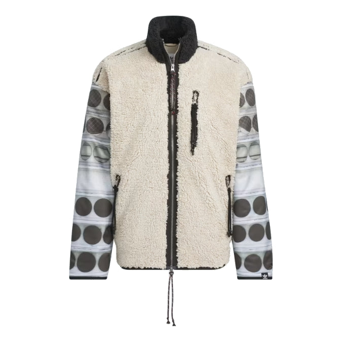 adidas Originals x Song for the Mute Fleece Jacket Asia Sizing 'Black Beige' IY9514