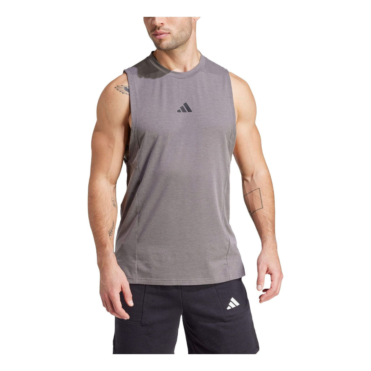 adidas Designed For Training Tank 'Brown' IS3826
