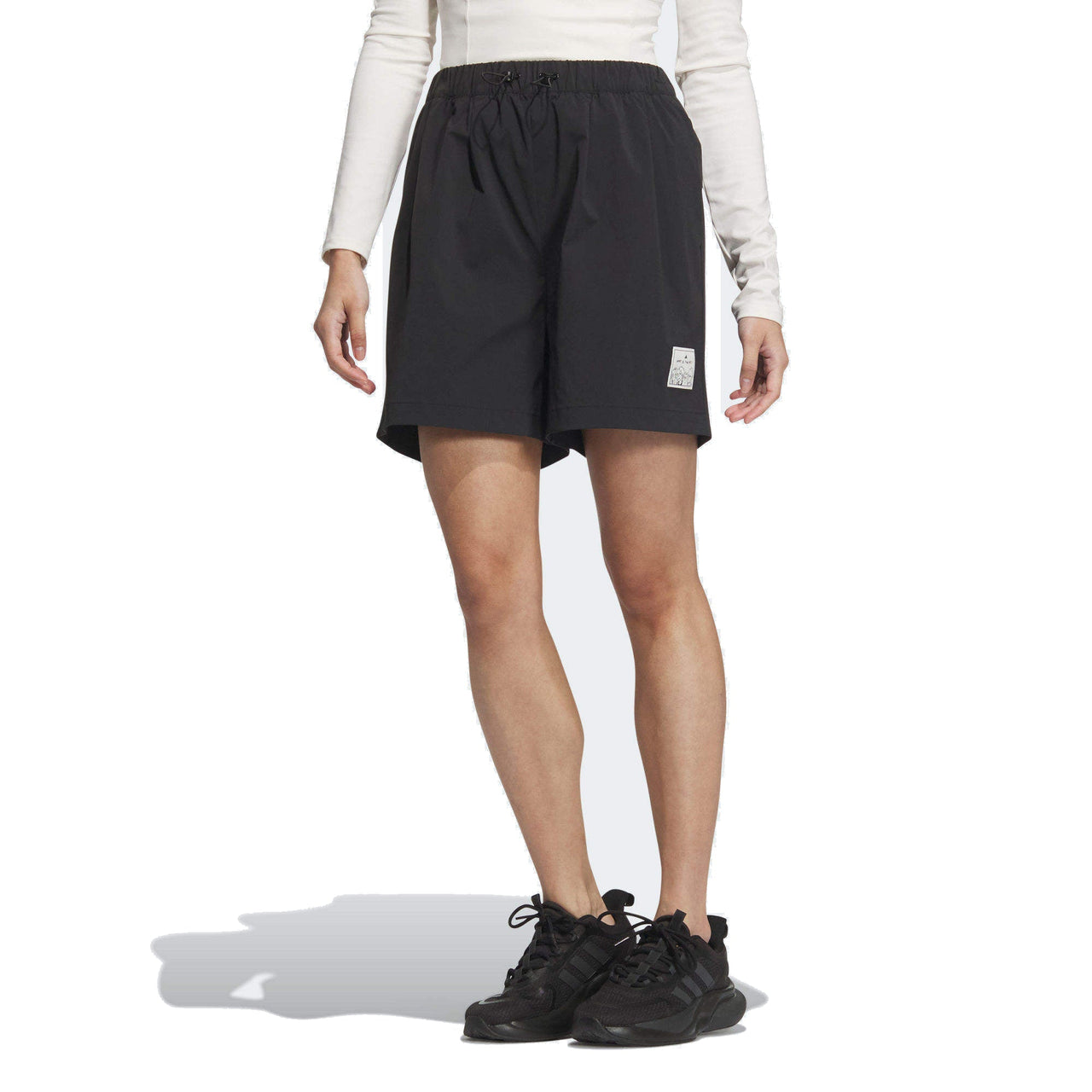 (WMNS) adidas Graphic Woven Shorts 'Black' JN6665