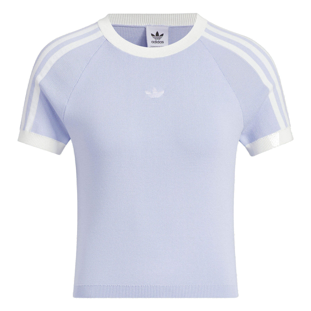 (WMNS) adidas originals Summer Knit T-Shirt 'Purple White' JI7050