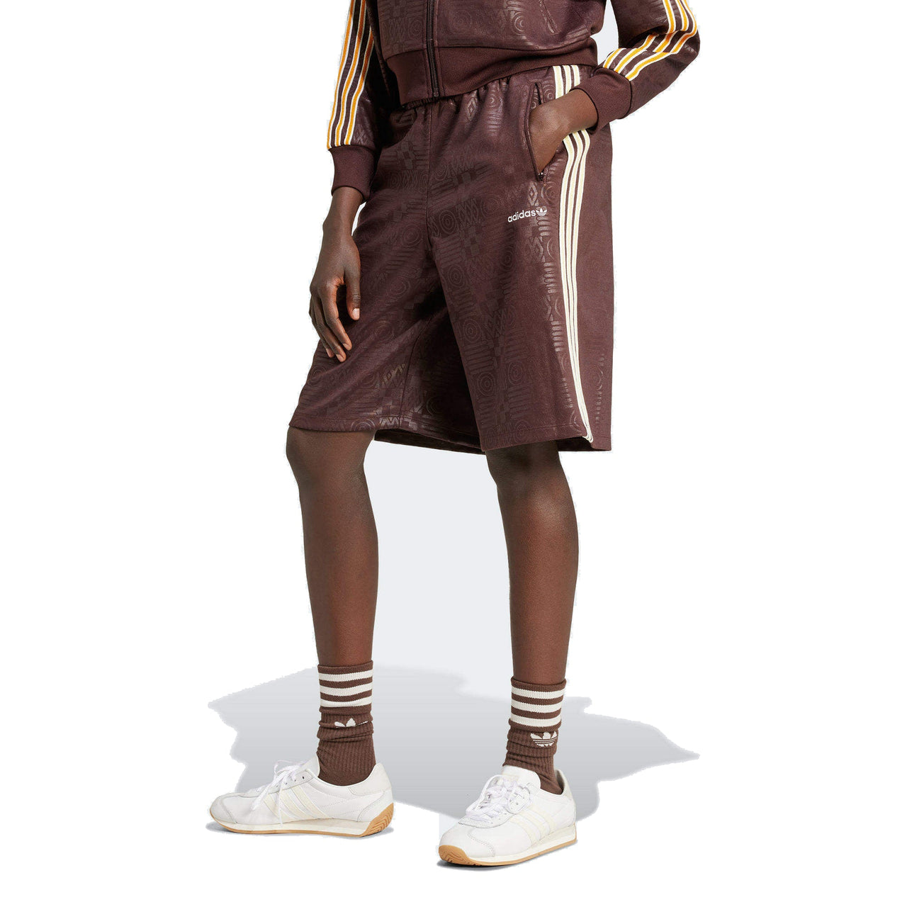 (WMNS) adidas '80s Capri Shorts 'Brown' JC6142