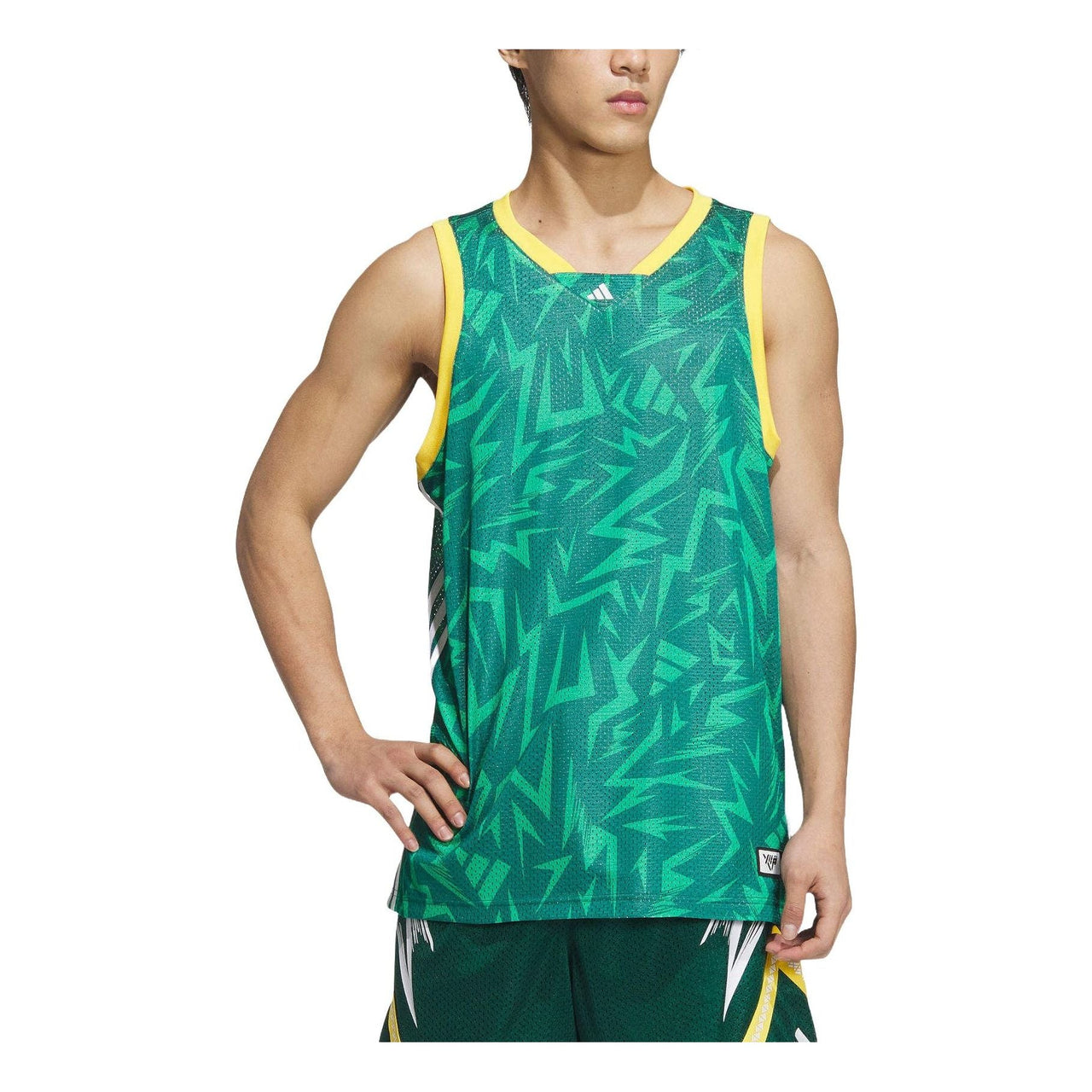 adidas Basketball Tank 'Green' JC6794