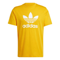 adidas Adicolor Trefoil T-shirt Asia Sizing 'Yellow' IZ2352