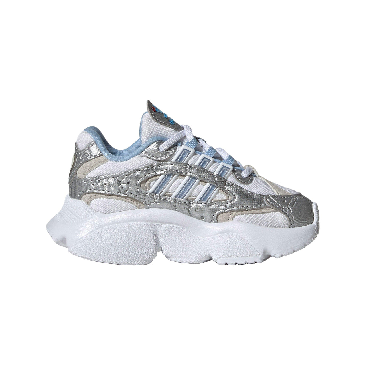 (TD) adidas x Hello Kitty Ozmillen Elastic Lace 'White Glow Blue Grey' IF7030