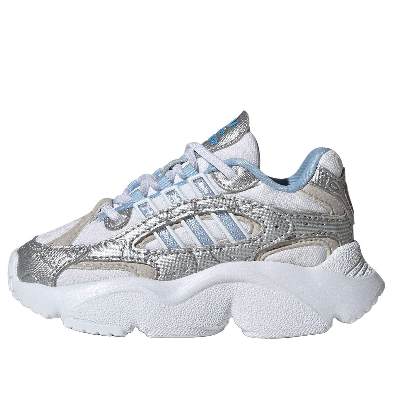 (TD) adidas x Hello Kitty Ozmillen Elastic Lace 'White Glow Blue Grey' IF7030