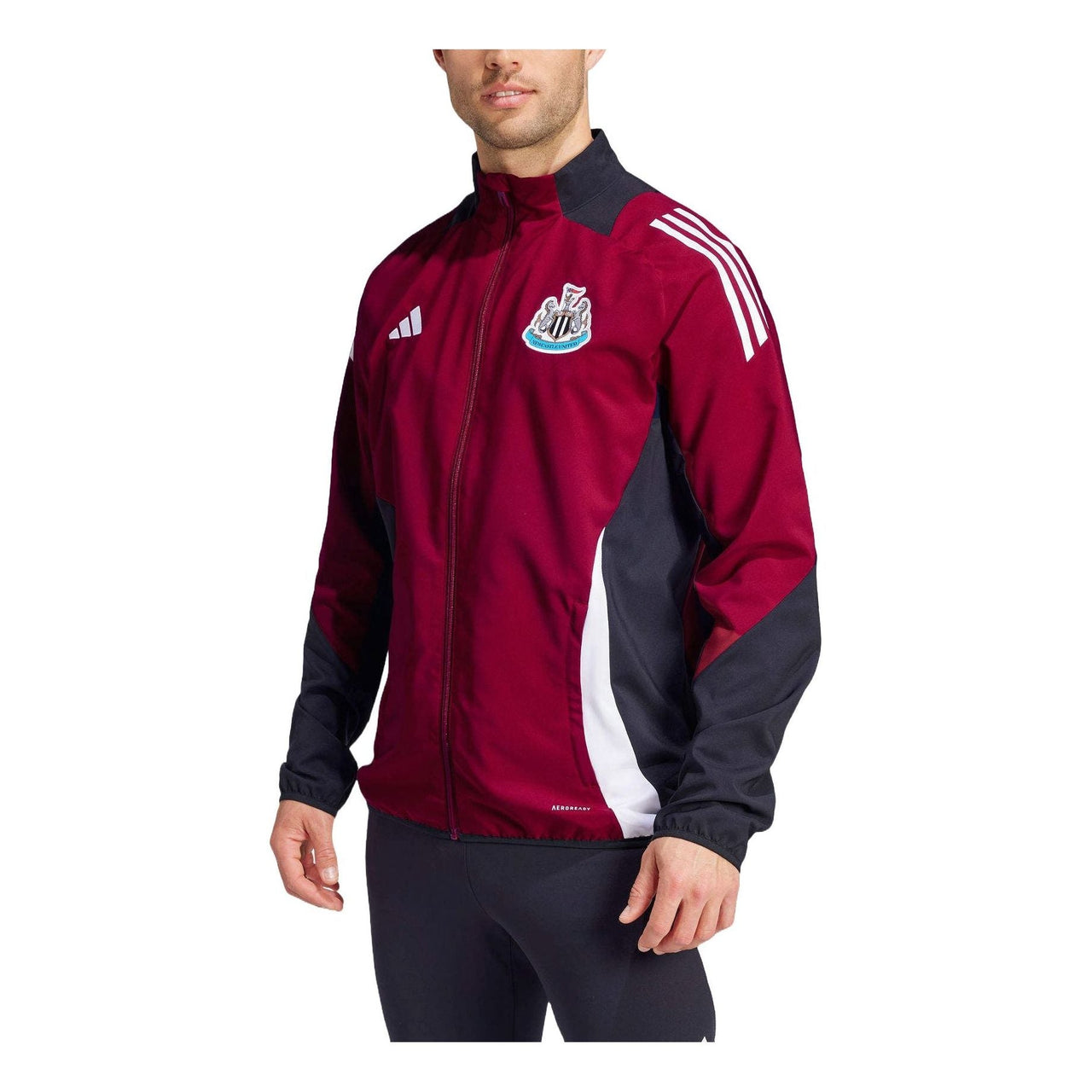 adidas Newcastle United Fc Tiro 24 Presentation Track Jacket 'Burgundy' IZ3163