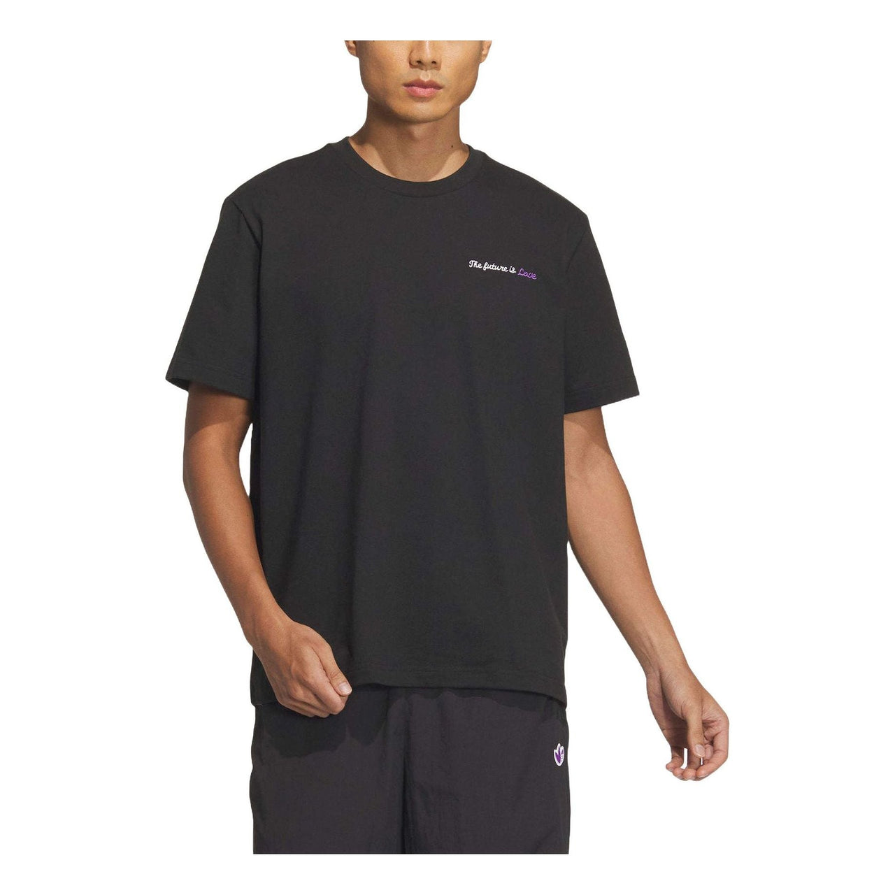 adidas Chinese Valentine's Day Graphic T-Shirt 'Black' JM7291