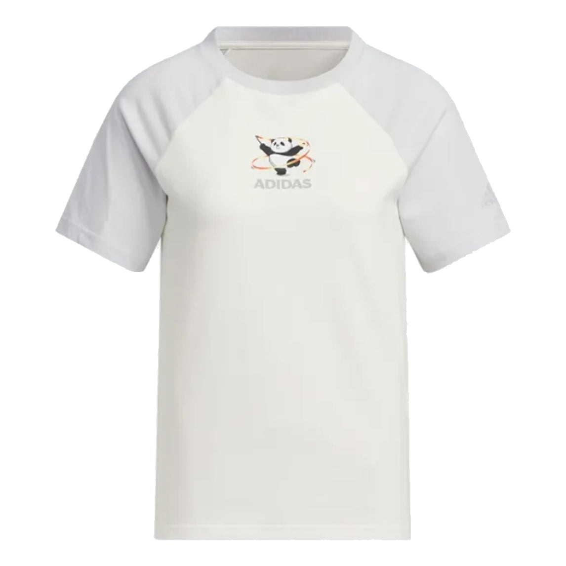 (WMNS) adidas China T-Shirt 'White Grey' JI6866
