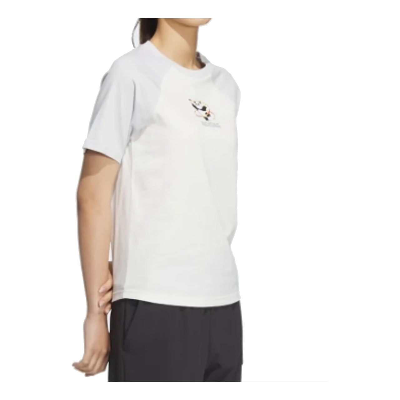 (WMNS) adidas China T-Shirt 'White Grey' JI6866