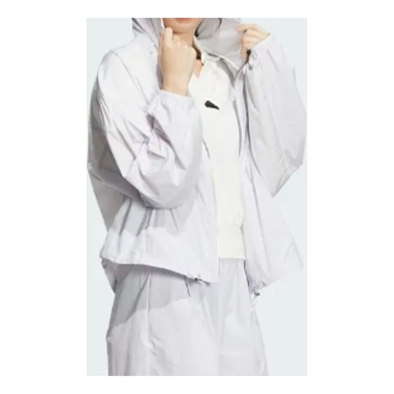 (WMNS) adidas Tech UPF Hooded Jacket 'White' IM8835