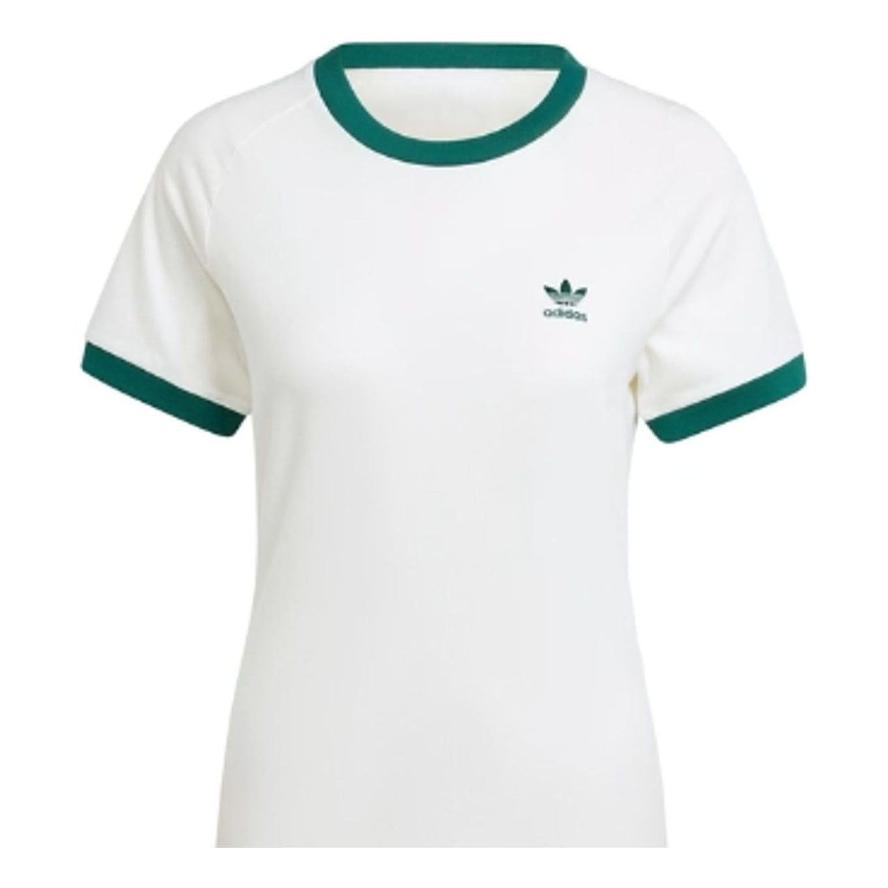 (WMNS) adidas originals Vrct Graphic T-Shirt 'White Green' IN4110