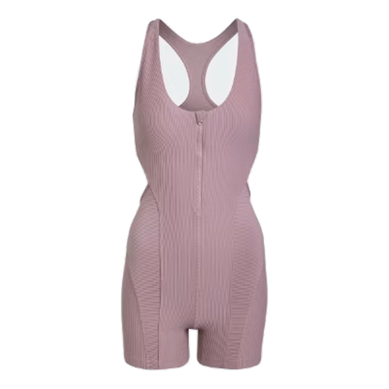 (WMNS) adidas Yoga Ribbed Bodysuit 'Purple HD9545