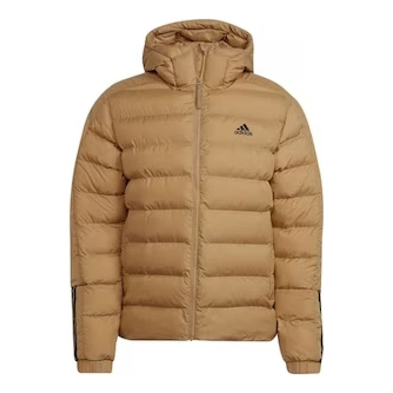 adidas Midweight Hooded Padding Down Jacket 'Beige' GT1676