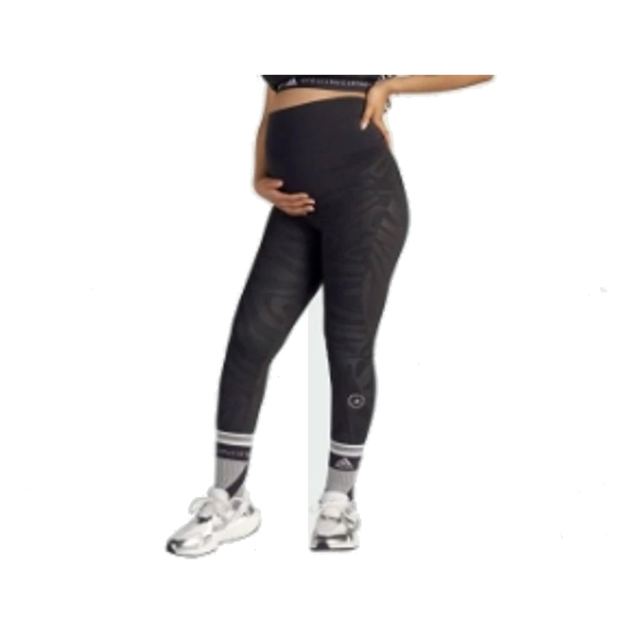 (WMNS) adidas by Stella McCartney Maternity Yoga Leggings 'Black' HG6844