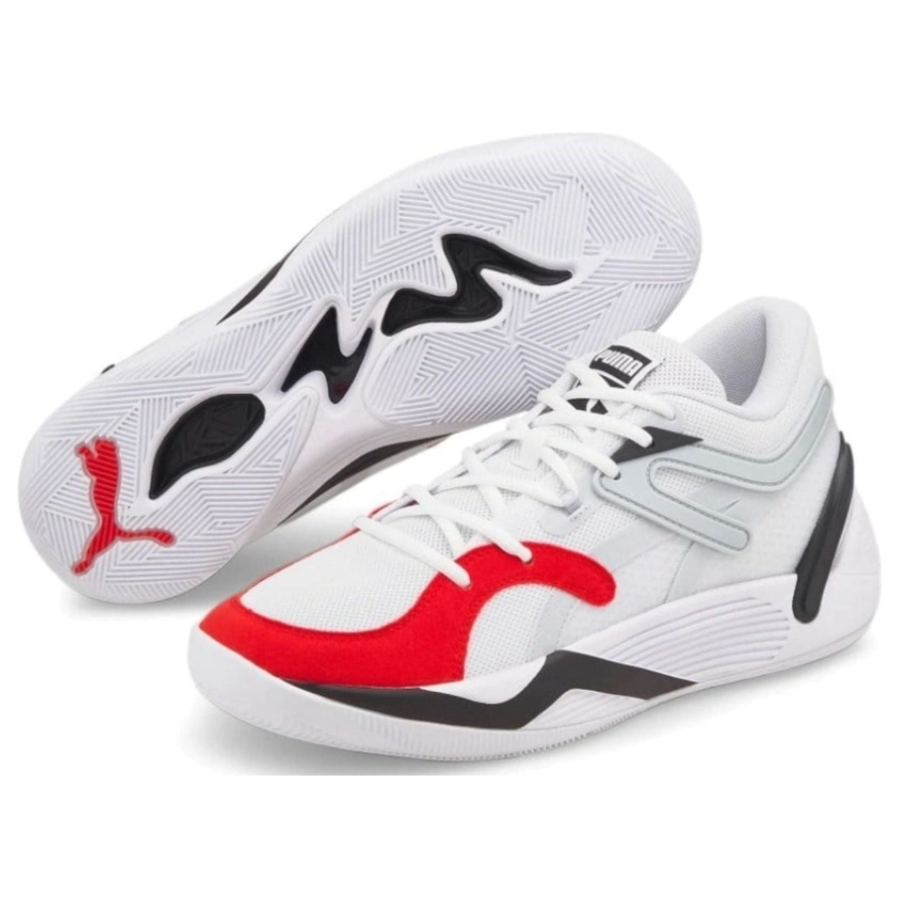 PUMA Trc Blaze Court 'White Red Black' 376582-15